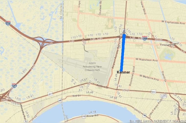 Expect Delays as Lane Closures on LA 49 in Jefferson Parish Are Scheduled for Roadwork Next Week