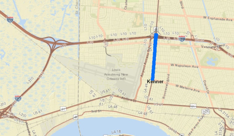 Expect Delays as Lane Closures on LA 49 in Jefferson Parish Are Scheduled for Roadwork Next Week