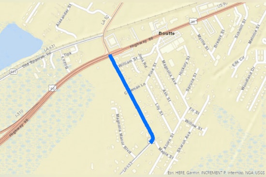 Expect Delays as Roadwork on LA 633 in St. Charles Parish Causes Alternating Lane Closures Starting April 7