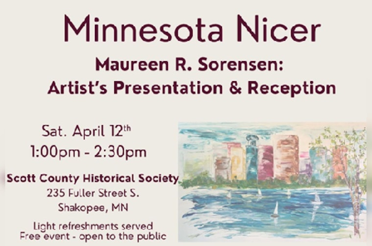 Explore Art and History with Maureen R. Sorensen at Scott County Historical Society's Free Event