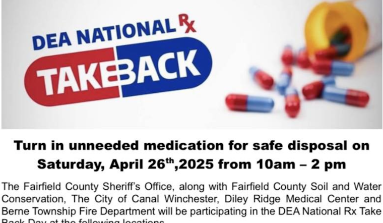 Fairfield County Joins DEA's National Prescription Drug Take Back Day with Local Partnerships