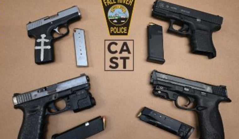 Fall River Police Department Nets Six Arrests, Seizes Firearms and Cocaine in Targeted Raids