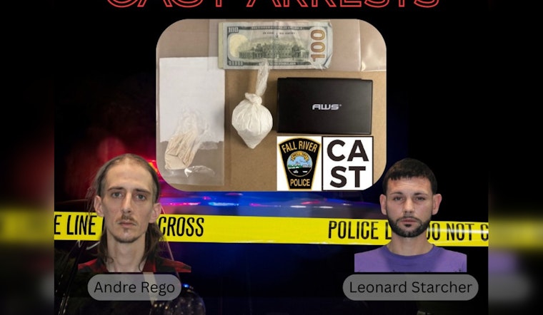Fall River Police Nab Two Men in Separate Drug Busts, Fentanyl and Cocaine Seized