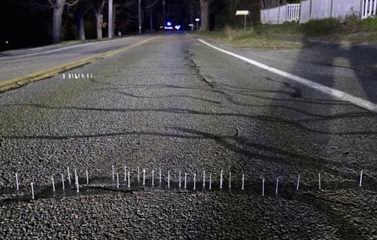 Falmouth Police Discover Hundreds of Nails on Cape Cod Streets in Suspected Vandalism Spree