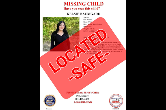 Fayette County Teen Found Safe After Urgent Community Search Efforts