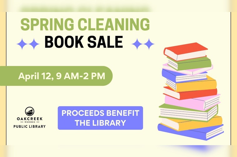 Fill a Bag with Books for Just $5 at Oak Creek Public Library's One-Day Sale Event