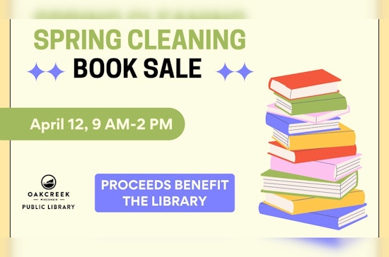 Fill a Bag with Books for Just $5 at Oak Creek Public Library's One-Day Sale Event
