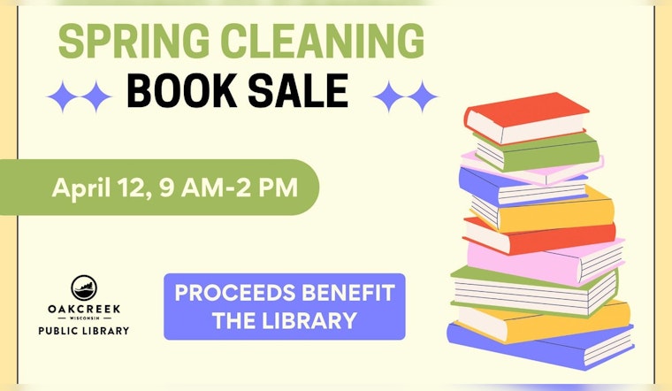 Fill a Bag with Books for Just $5 at Oak Creek Public Library's One-Day Sale Event