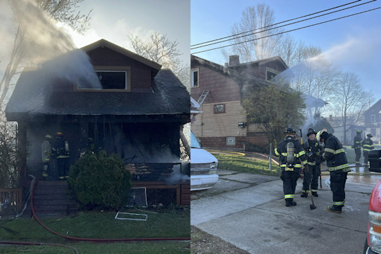 Fire on E.120/Gay Causes $200K in Damages, Displaces Two Adults in East Cleveland, No Injuries Reported