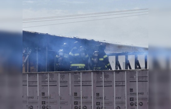 Firefighters Prevent Potential Disaster, Rescue Individual from Roof During Brownsburg Wawa Construction Site Blaze