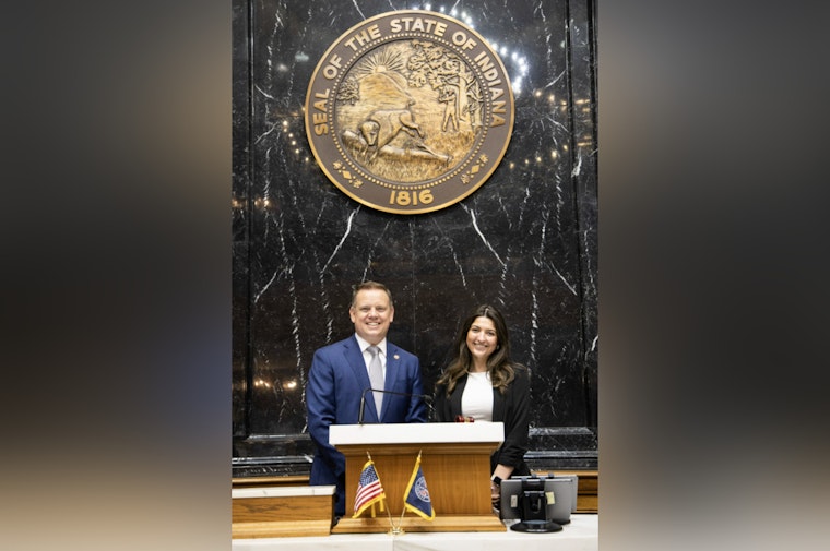 Fishers Native Emily Gebhardt Enhances Legislative Communication as Intern at Indiana Statehouse