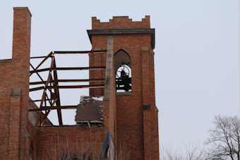 Flint Moves to Demolish Fire-Damaged Oak Park Methodist Church, Preserves Historic Bell for Posterity