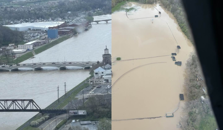 Flood Warning Extended Along Great Miami River Near Middletown, Residents Advised to Remain Cautious
