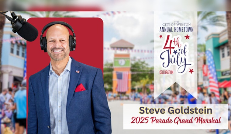 Florida Panthers' Steve Goldstein Announced as Grand Marshal for Weston's 2025 Fourth of July Parade
