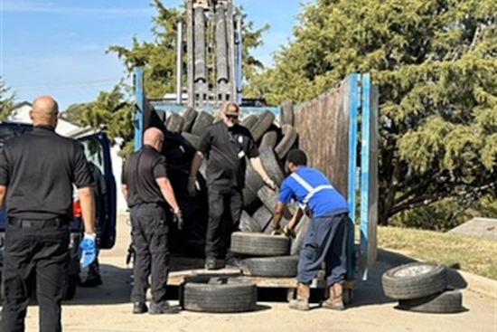 Fort Worth Tackles Illegal Tire Dumping with Successful Collection Drive, Over 1,200 Tires Gathered for Recycling