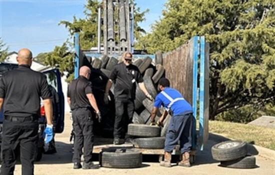 Fort Worth Tackles Illegal Tire Dumping with Successful Collection Drive, Over 1,200 Tires Gathered for Recycling