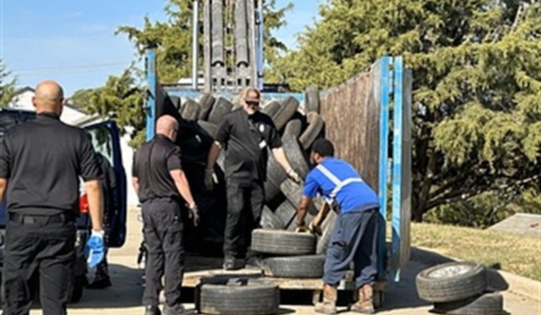 Fort Worth Tackles Illegal Tire Dumping with Successful Collection Drive, Over 1,200 Tires Gathered for Recycling