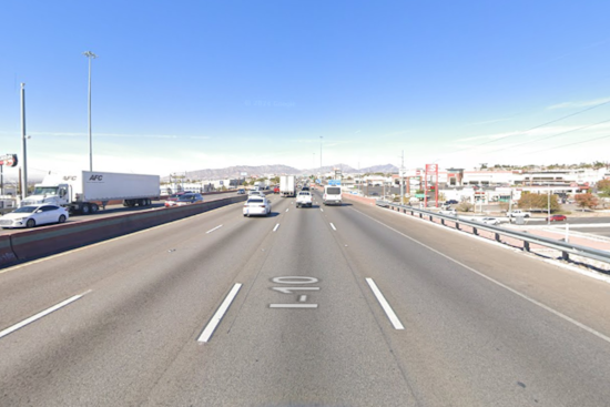 Four Injured in Late-Night Interstate 10 Collision Near Giles Road in East El Paso