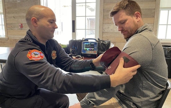 Free Health Clinics Led by Multitalented Firefighter Offer Wellness Checks to Milton Residents