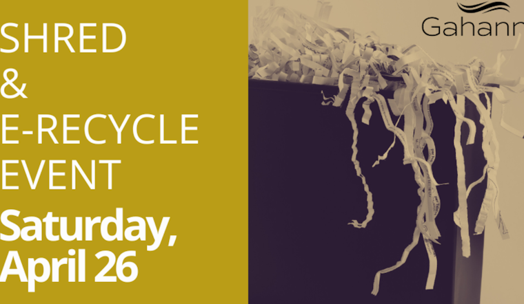 Gahanna Invites Residents to Free Shred & E-Recycle Event This Saturday at City Hall
