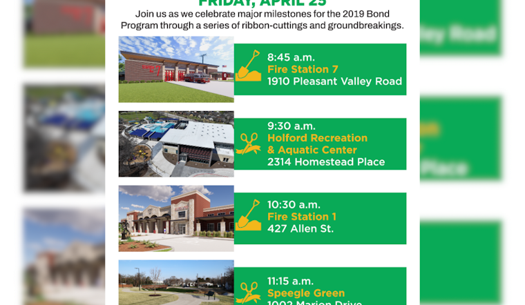 Garland Announces Rescheduled Build Garland Day: Groundbreakings and a Ribbon-Cutting on April 25
