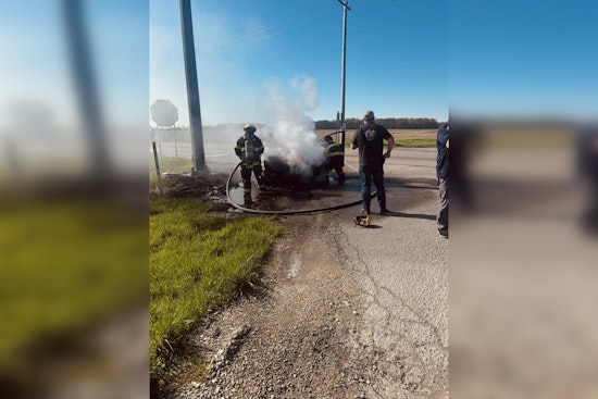 Gaston's W SR 28 Reopens After Firefighters Quell Vehicle Blaze Near 600 W