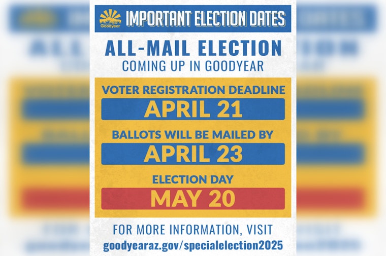 Goodyear All-Mail Special Election on May 20 to Determine City Charter and Utility Franchise Agreements