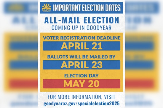 Goodyear All-Mail Special Election on May 20 to Determine City Charter and Utility Franchise Agreements