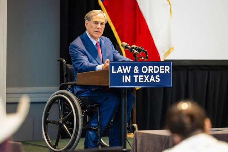 Governor Abbott Calls for Bail System Overhaul at Texas Border Sheriffs' Coalition Meeting in Austin