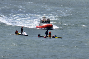 Group and Dog Rescued from Tomales Bay Waters by Marin County Fire Department and Park Rangers