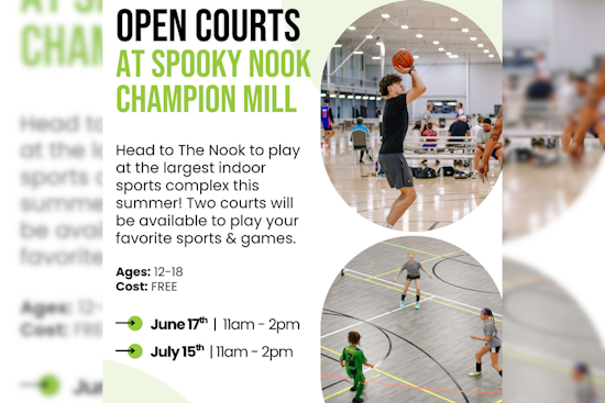 Hamilton Teens Invited to Free Summer Sports Events at Spooky Nook Champion Mill With 'Open Courts' Initiative