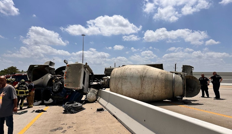 Hardy Toll Road Northbound Closed in Harris County After Truck Rollover Amid Ironman Event