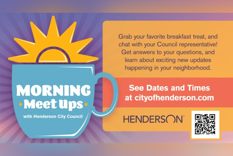 Henderson Invites Residents for Face-to-Face Chats with Mayor and Council Members in April Socials