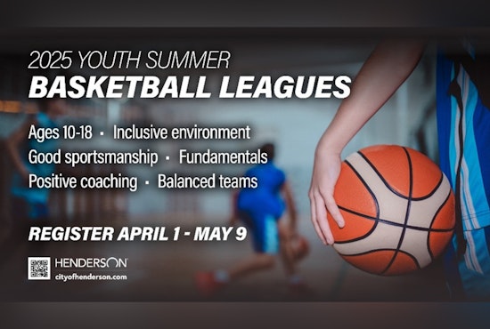 Henderson Opens Registrations for Summer Youth Basketball Leagues with Special Rates for Locals