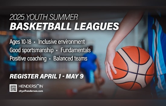 Henderson Opens Registrations for Summer Youth Basketball Leagues with Special Rates for Locals