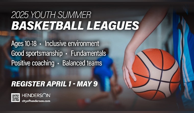 Henderson Opens Registrations for Summer Youth Basketball Leagues with Special Rates for Locals