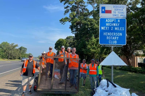 Henderson Rotary Club Celebrates 40 Years of Environmental Stewardship Through Adopt-A-Highway Program