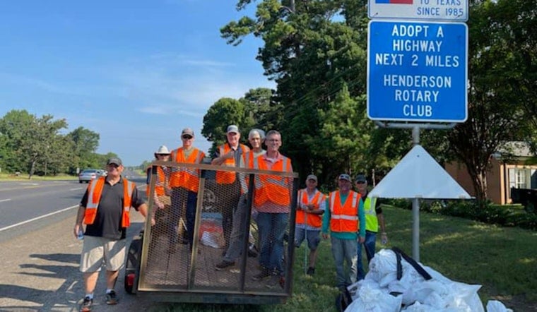 Henderson Rotary Club Celebrates 40 Years of Environmental Stewardship Through Adopt-A-Highway Program