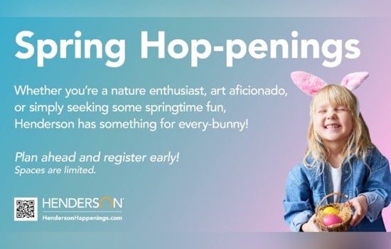 Henderson Unveils Spring Hop-penings Event Lineup with Egg Hunts, Festivals, and Underwater Adventures