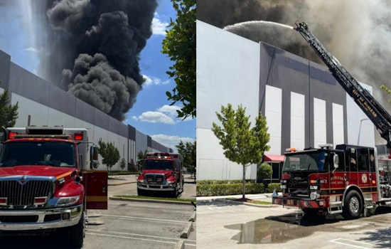 Hialeah Fire Rescue Battles Blazes at Commercial Building and Warehouse, No Injuries Reported