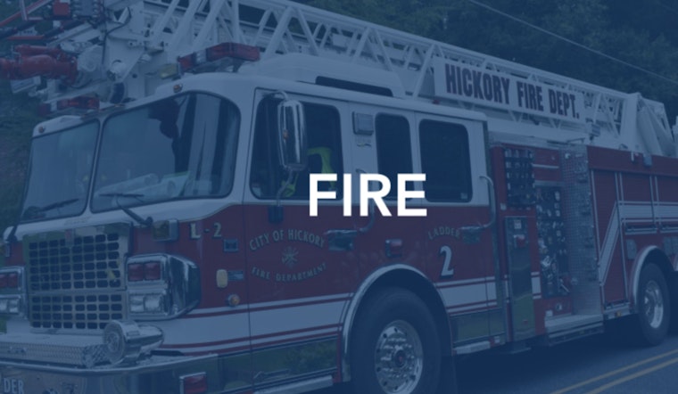 Hickory Firefighters Battle Blaze on 14th Street SE with No Injuries Reported