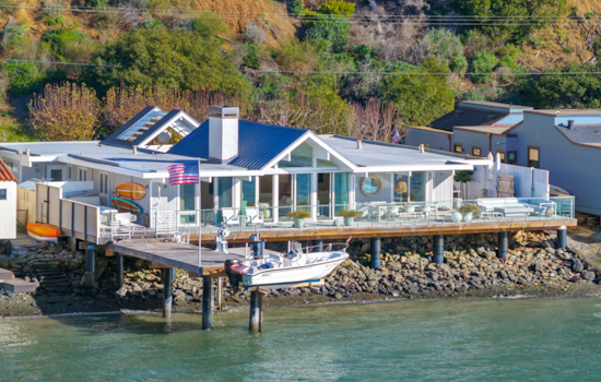 Historic Eichler Waterfront Home in Belvedere Lists for $11.6 Million With Boat Lifts and Bay Views