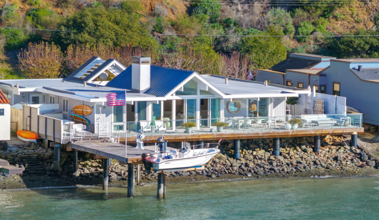 Historic Eichler Waterfront Home in Belvedere Lists for $11.6 Million With Boat Lifts and Bay Views