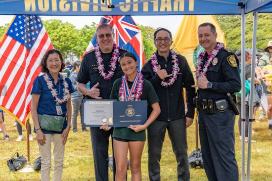 Honolulu's Youngest Law Protectors Shine at Junior Police Officer Annual Field Day