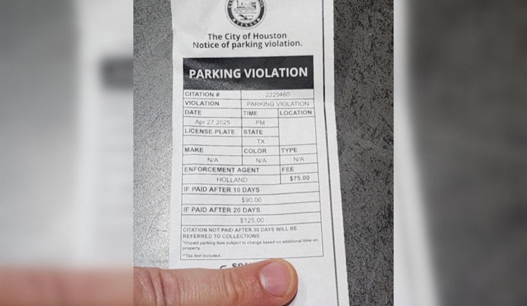 Houston Drivers Beware, Fake Parking Citations Popping Up Downtown, City Issues Scam Alert