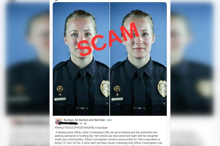 Buckeye Police Debunk Social Media Scam Falsely Claiming Local Officer Missing