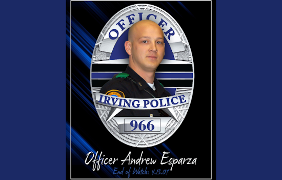 Irving Police Department Honors Legacy of Officer Andrew Esparza on 18th Anniversary of His Passing