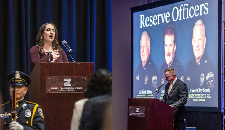 Irving Police Department Honors Officers and Civilians at Annual Blue Tie Banquet