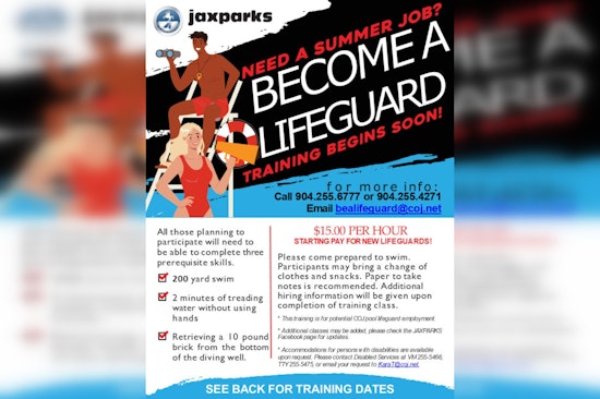 Jacksonville Calls for Courageous Lifeguards & Pool Managers for Upcoming Summer Season