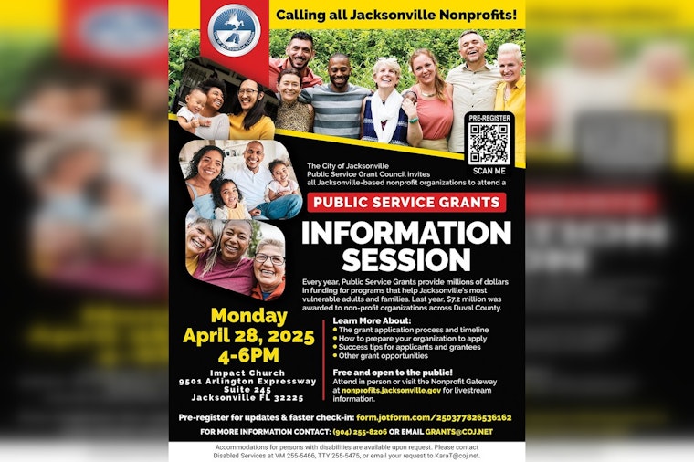 Jacksonville Offers Guiding Hand to Non-Profits with Public Service Grant Information Session